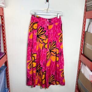 Women's Hawaiian Pants Pink Color Size S